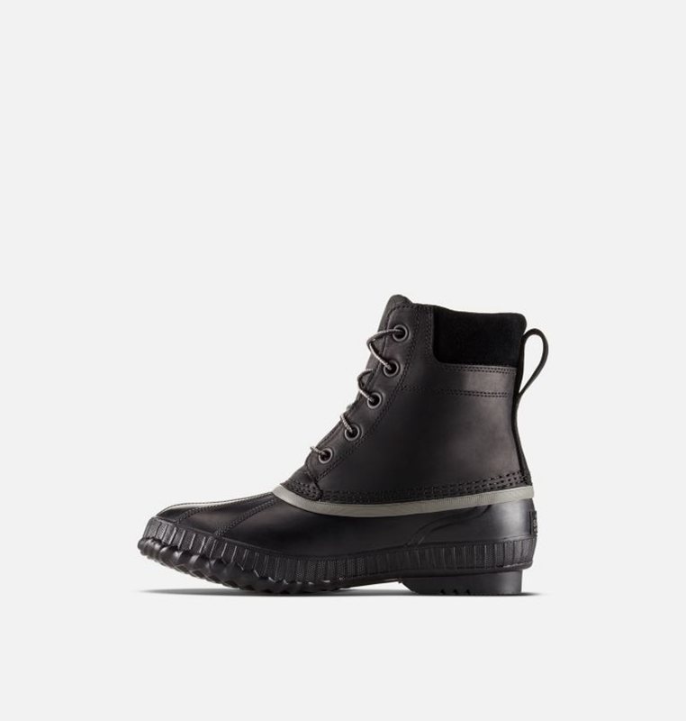 Mens Booties Black - Sorel Cheyanne II Lace Duck - 516397-IOE